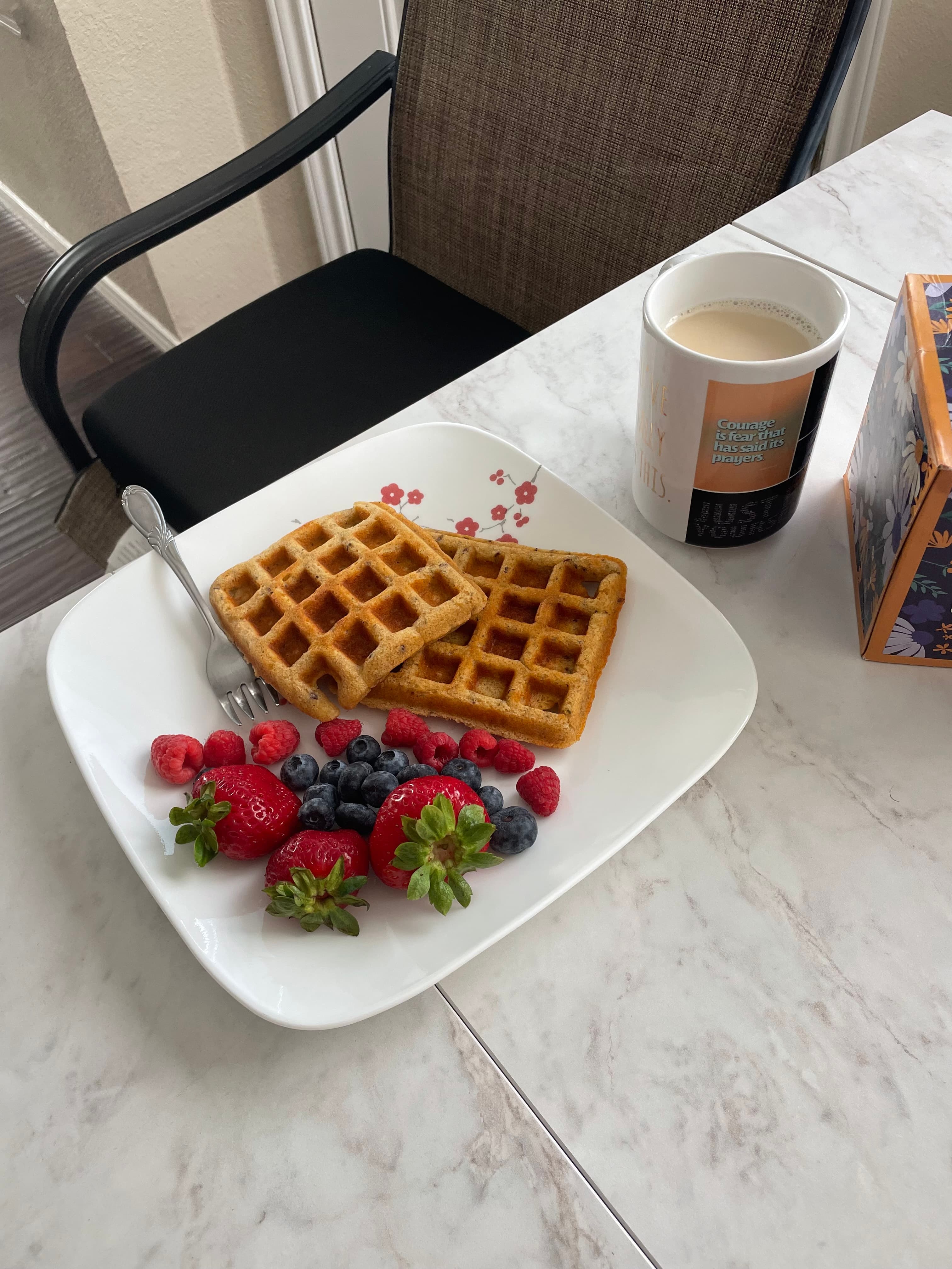 Almond Waffles - 2