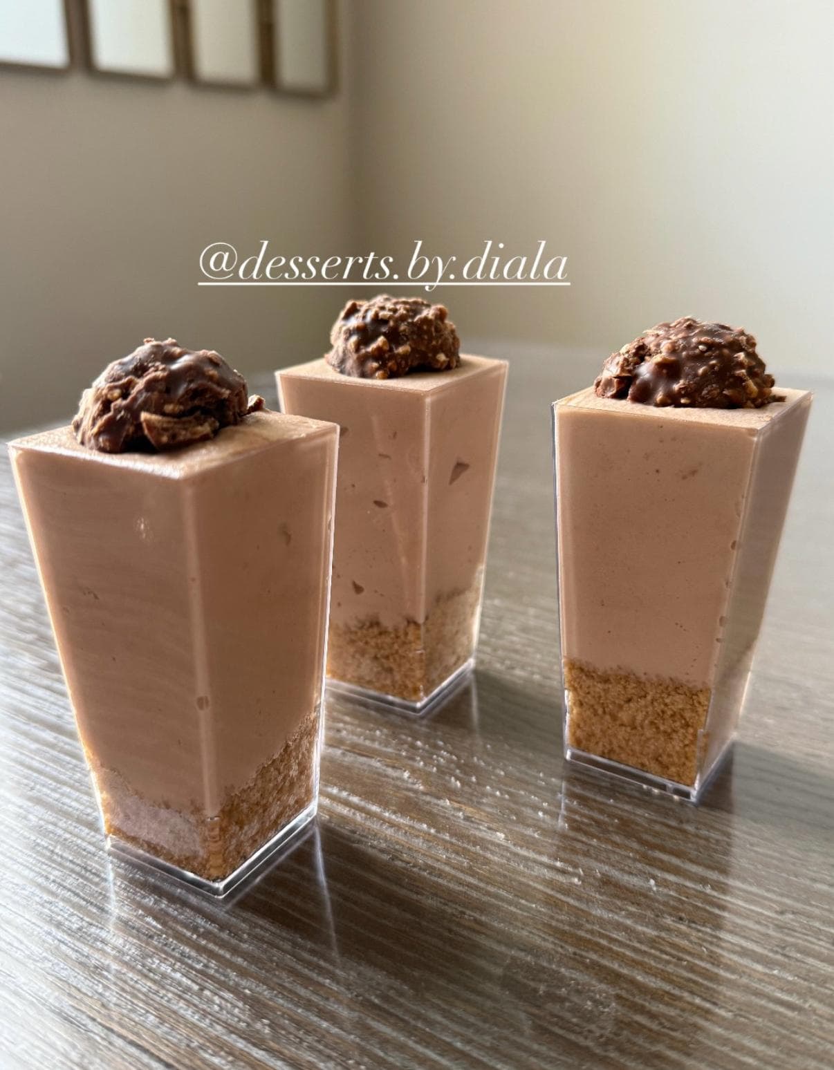 Nutella Mousse Cups