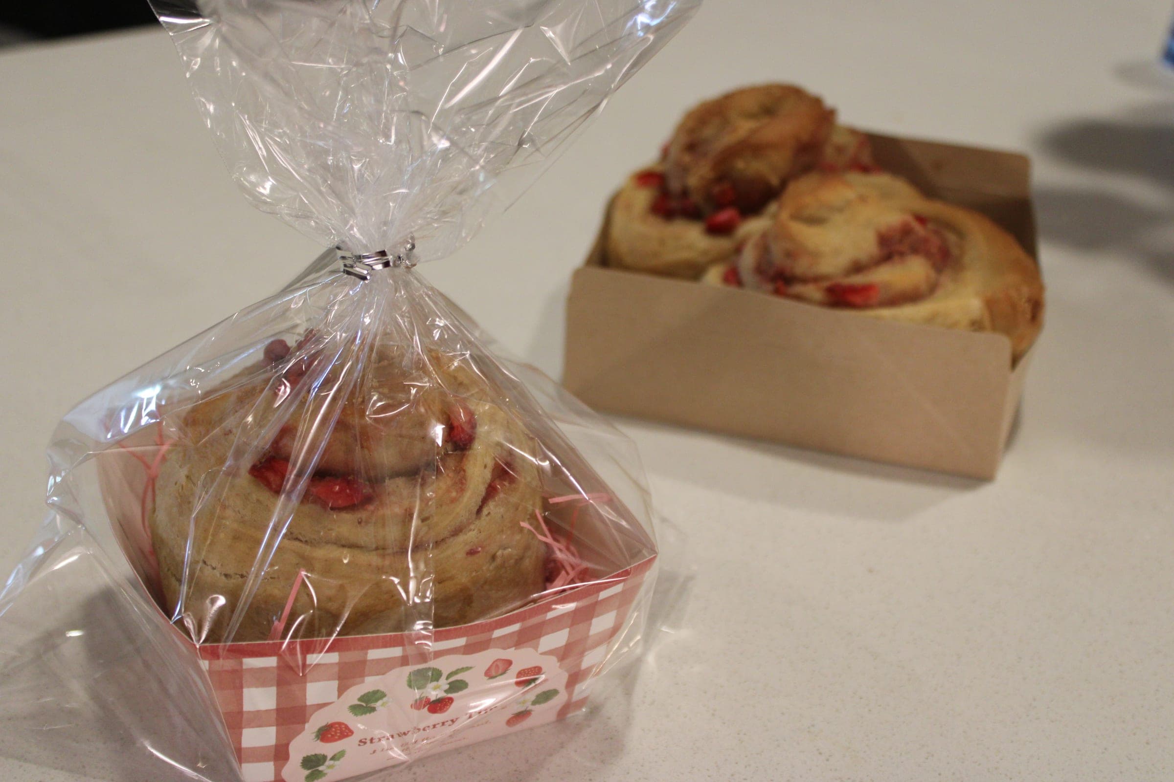 Strawberry Cheesecake Sourdough Rolls - 2