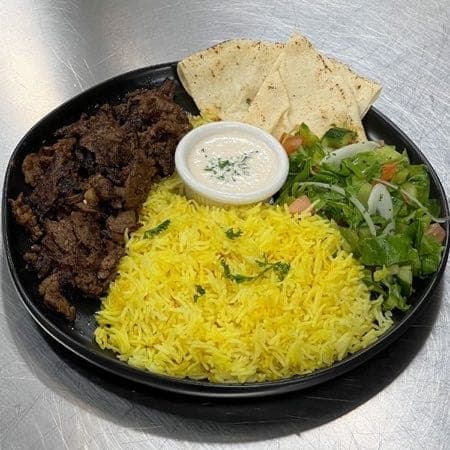 Beef Shawarma Rice Platter