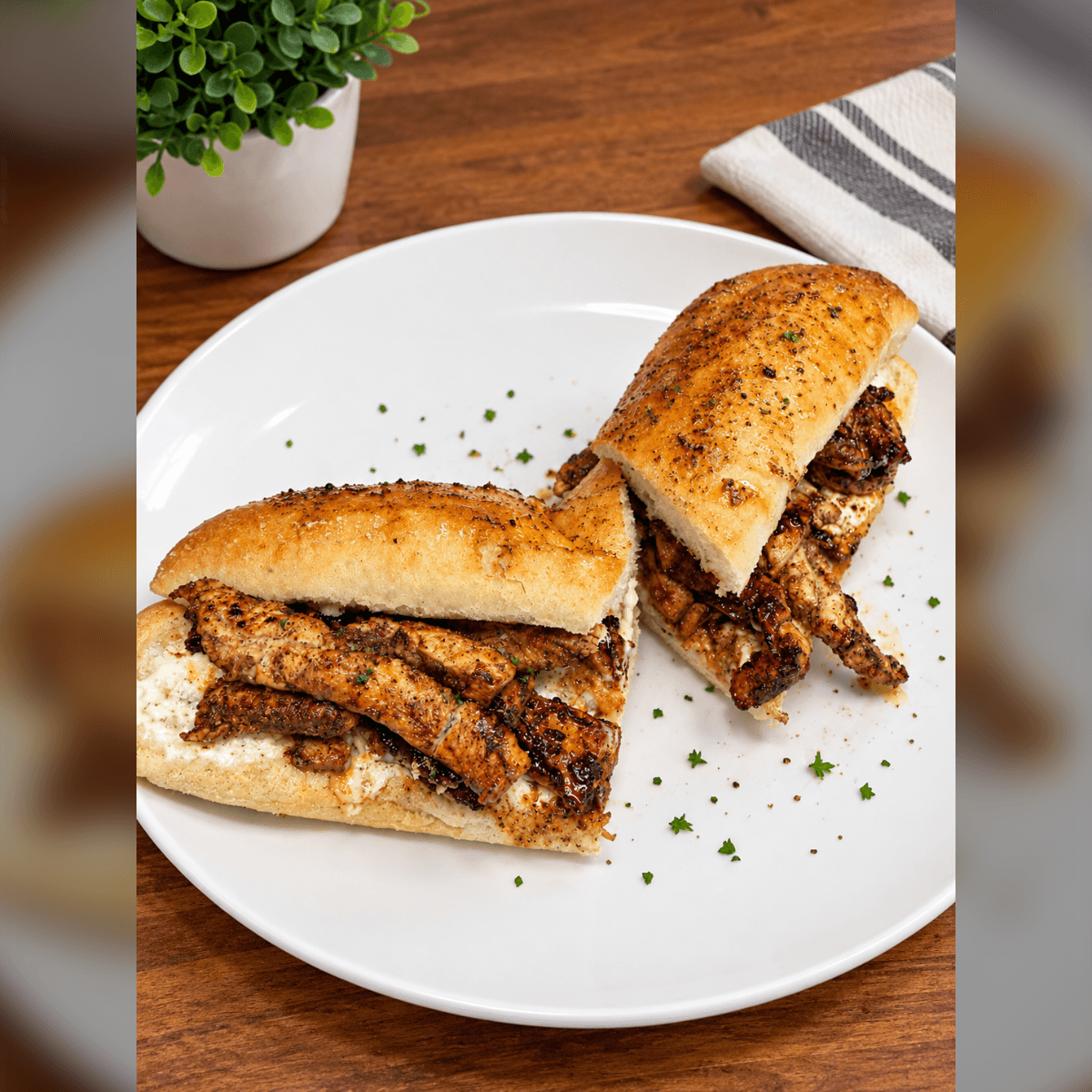 Chicken Shawarma Sandwich Roll - 2
