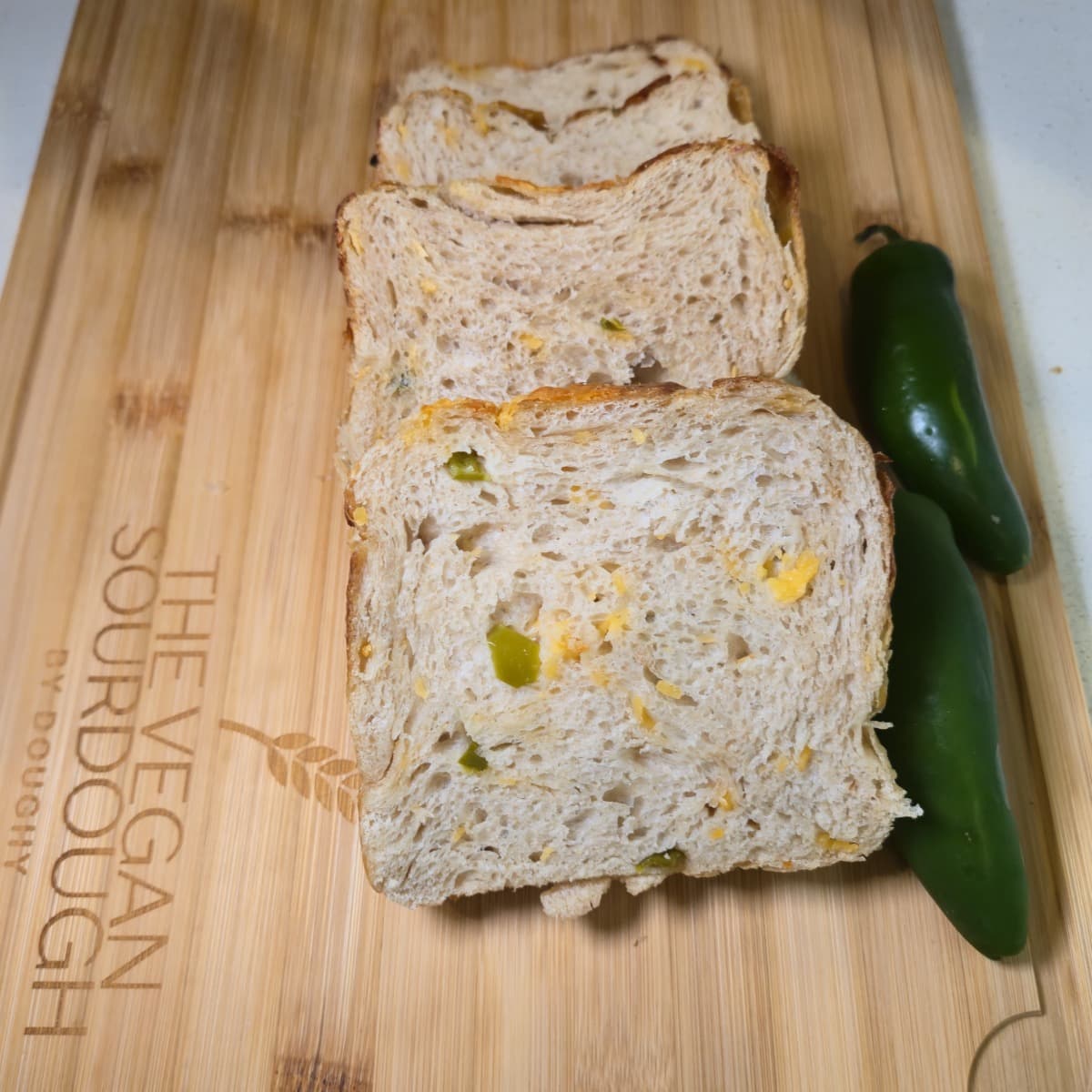 Vegan Jalapeño Cheddar  Sourdough Loaf photo