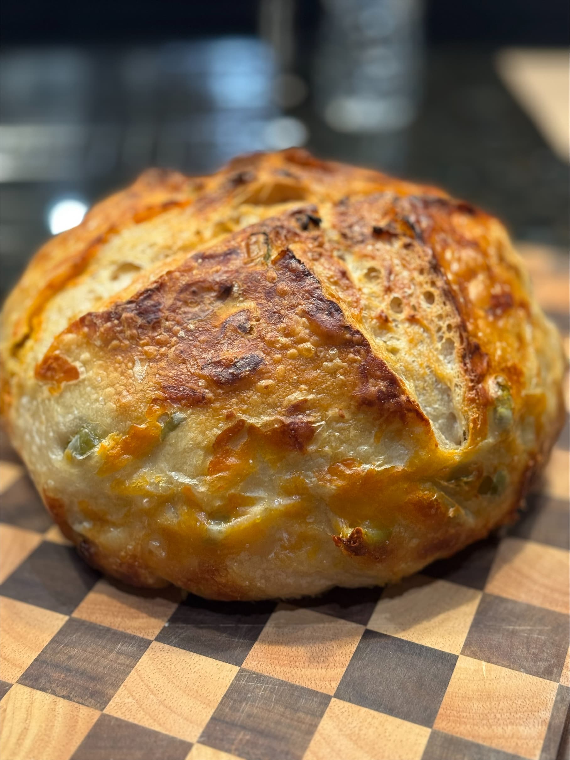 Jalapeno Cheddar Sourdough Loaf