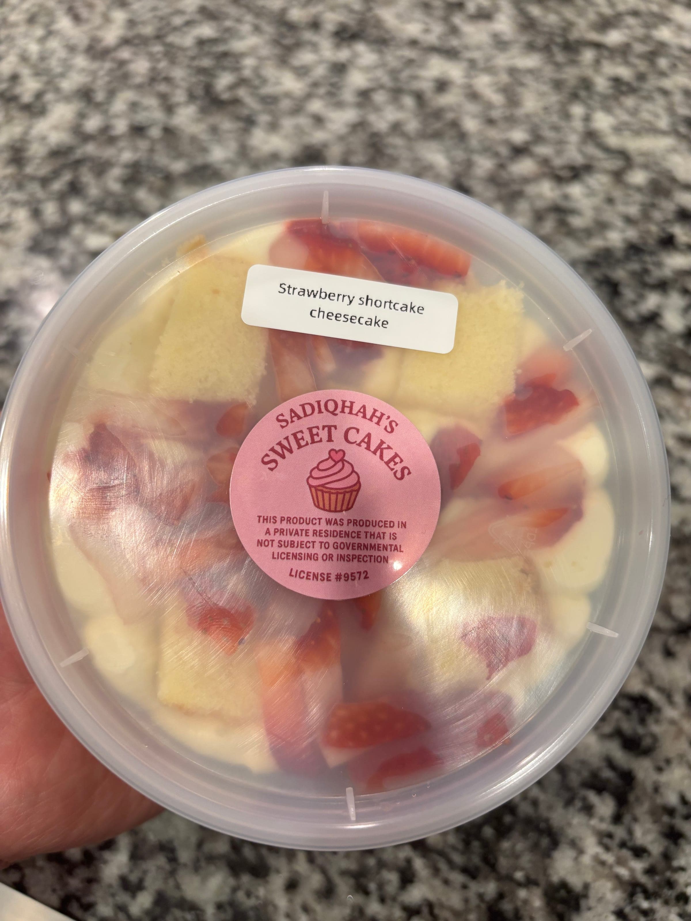 Strawberry shortcake Cheesecake