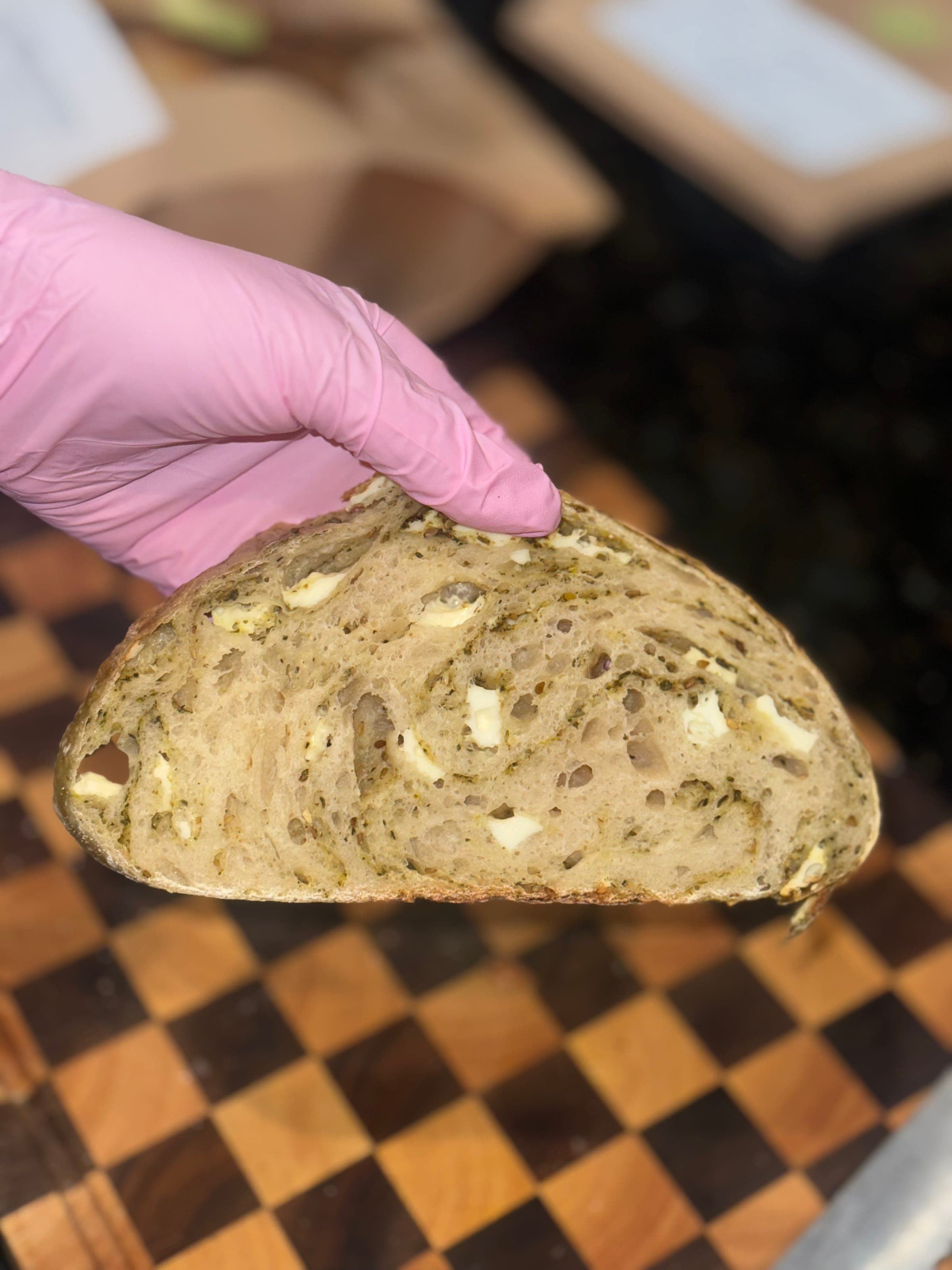 Zaatar & Nabulsi Cheese Sourdough Loaf - 4
