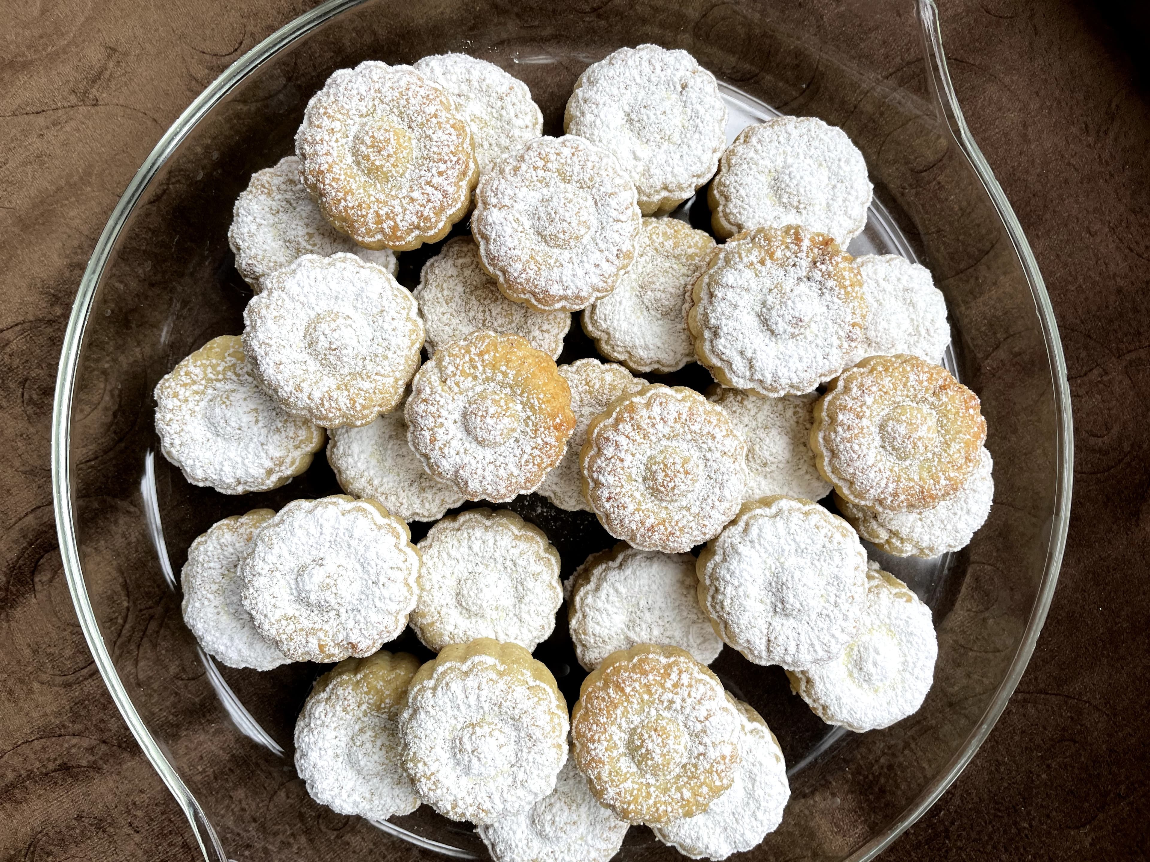 Maamoul Made to Order, with Pistachio, Walnuts, or Dates. 2 Dozens - 2