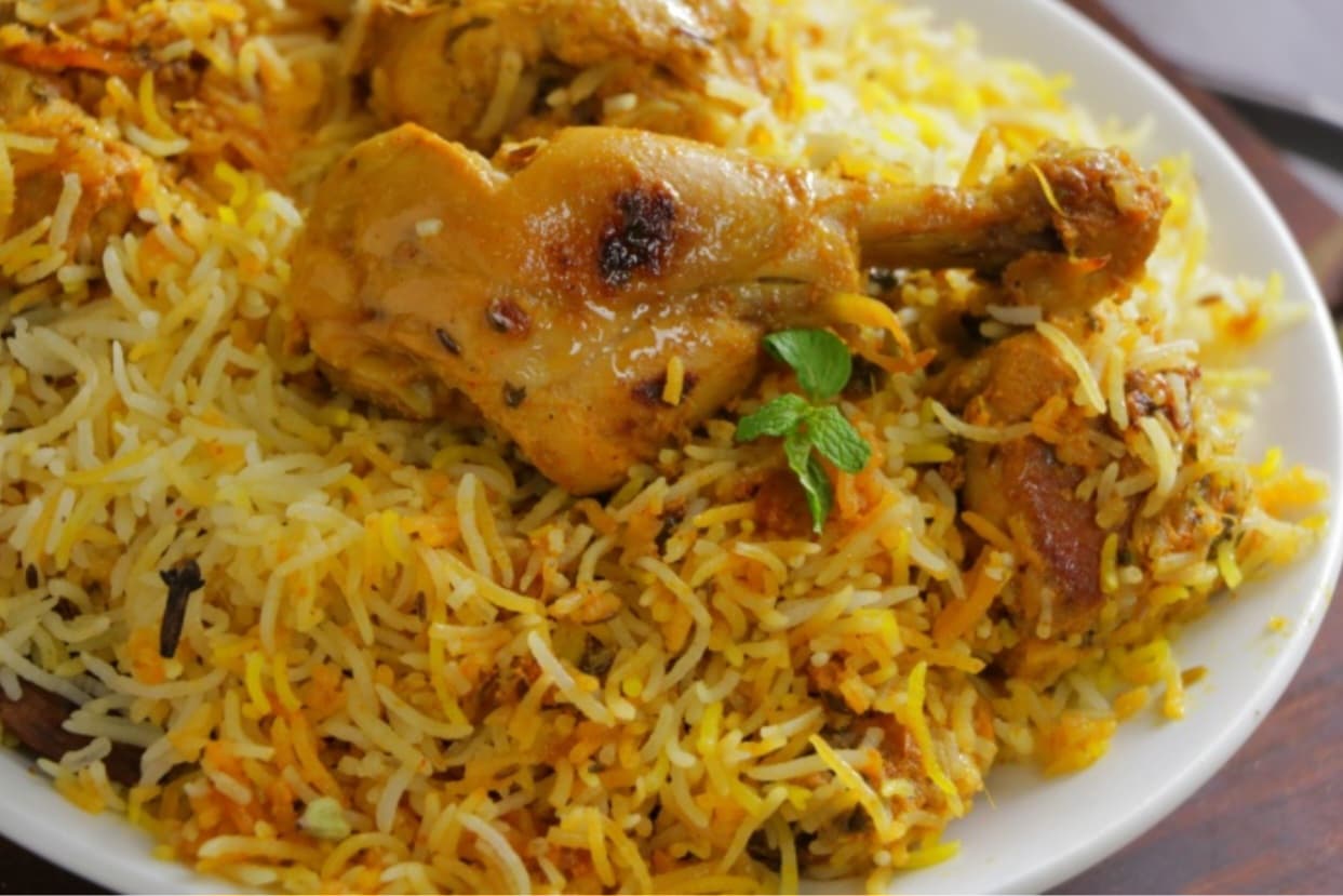 Hyderabadi Chicken Biryani Lunch Pack photo