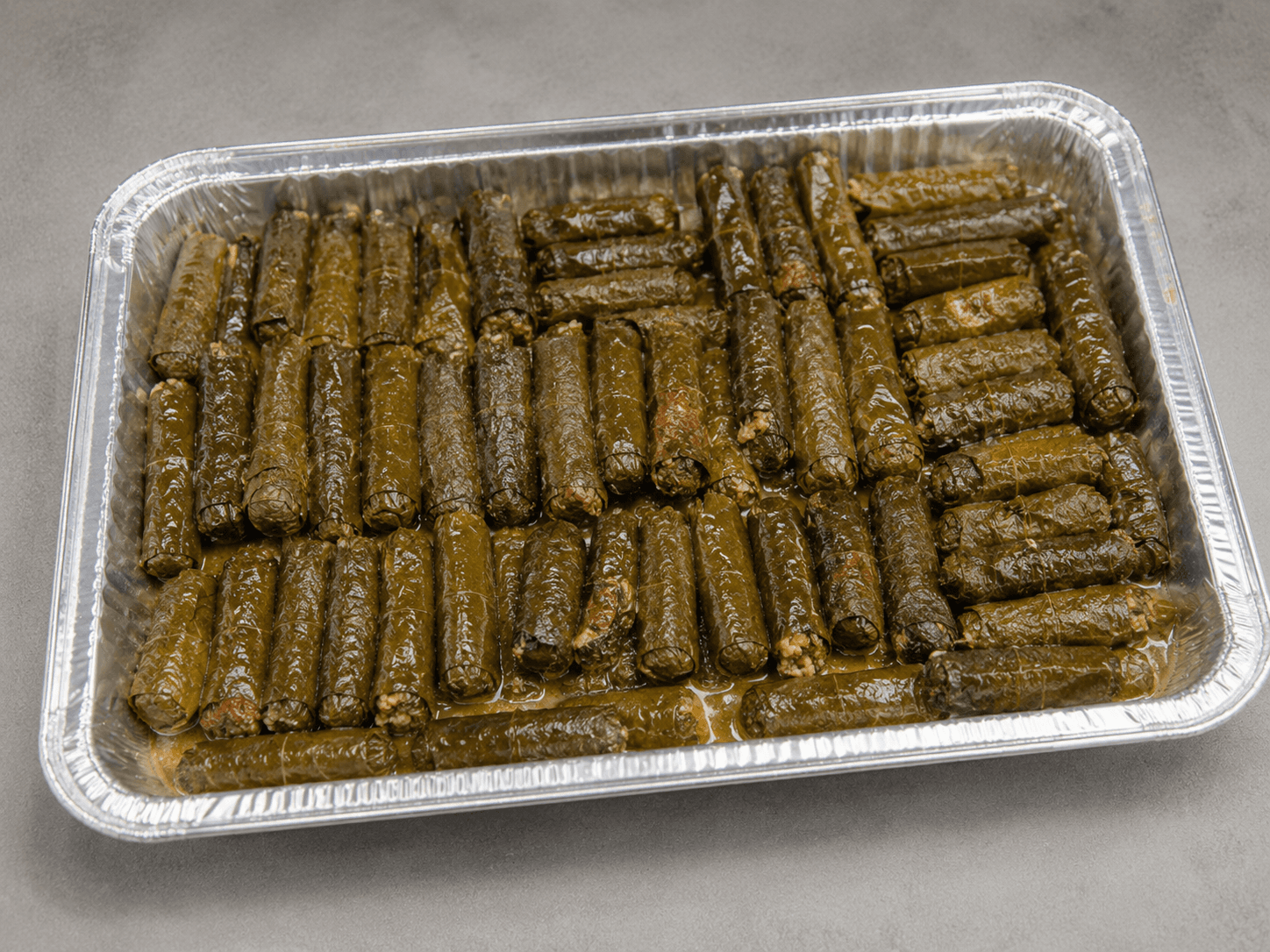Homemade Stuffed Grape Leaves (Warak Enab) with Ground Beef - 2