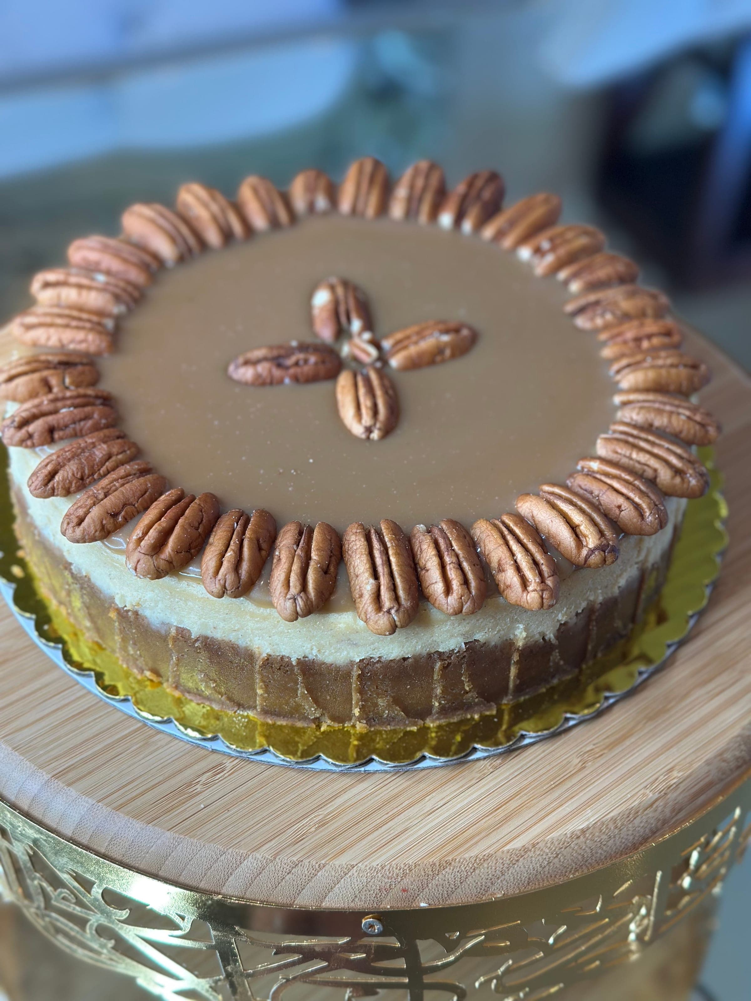 Caramel Pecan Cheesecake