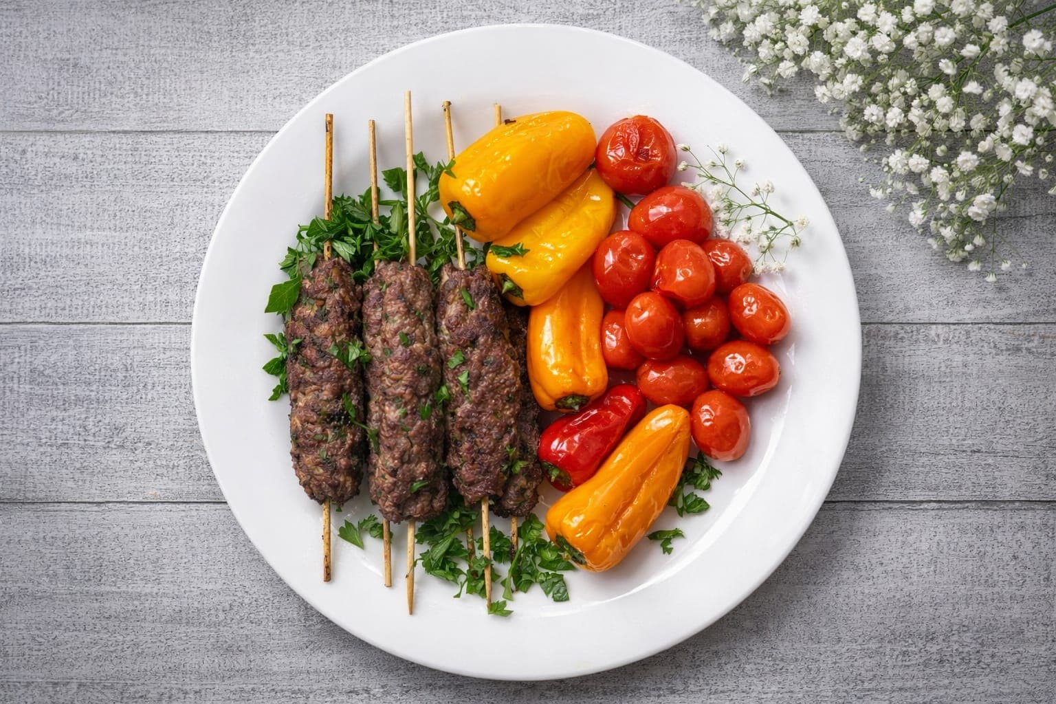 Beef Kafta Skewers