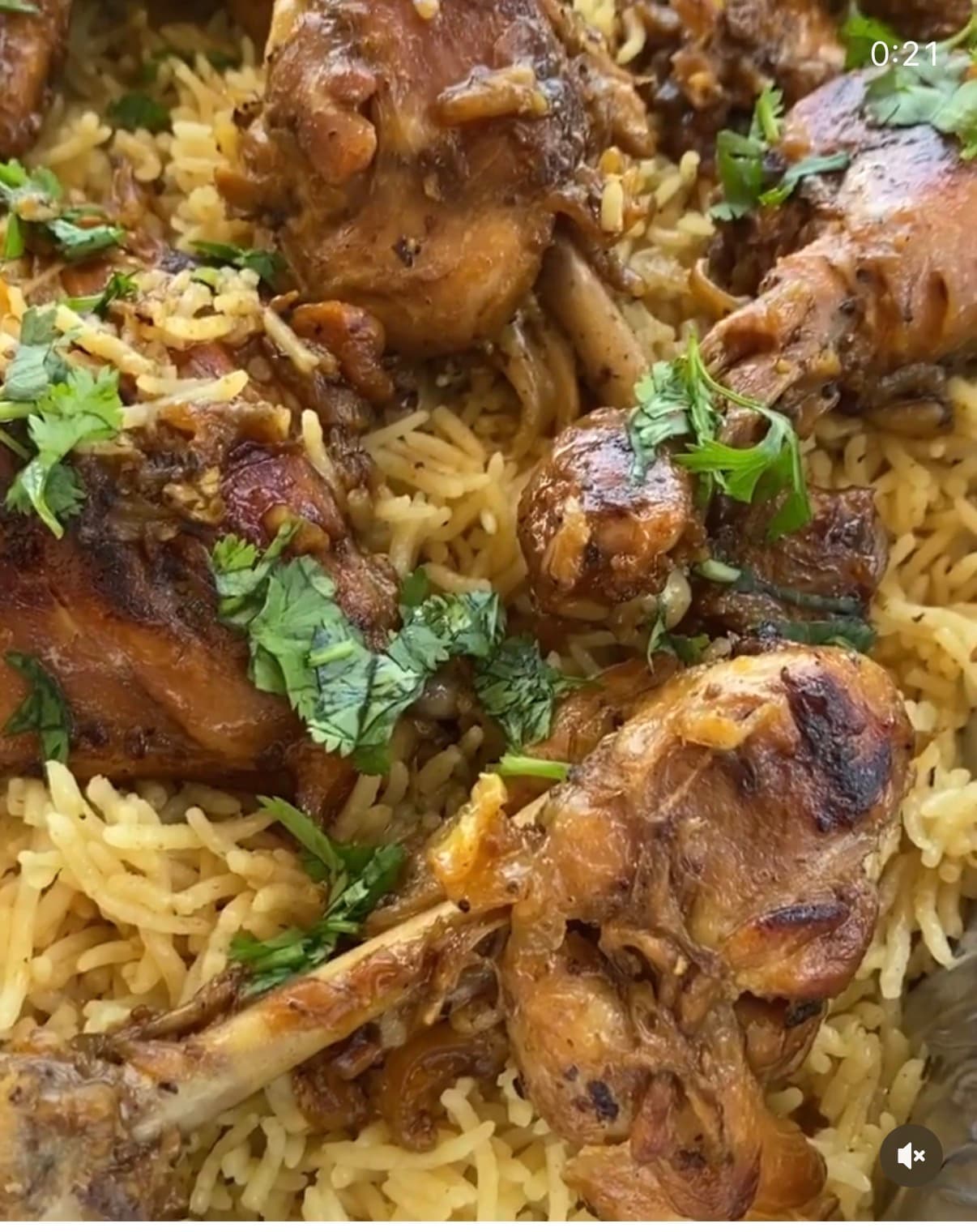 Saffron Rice With Grilled Chicken