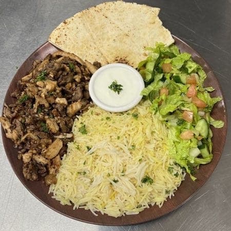 Mixed Shawarma Rice Platter
