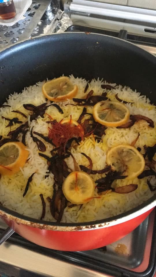 Beriyani with lamb