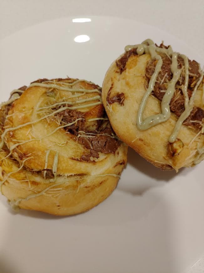 Pistachio Nutella Sourdough Rolls