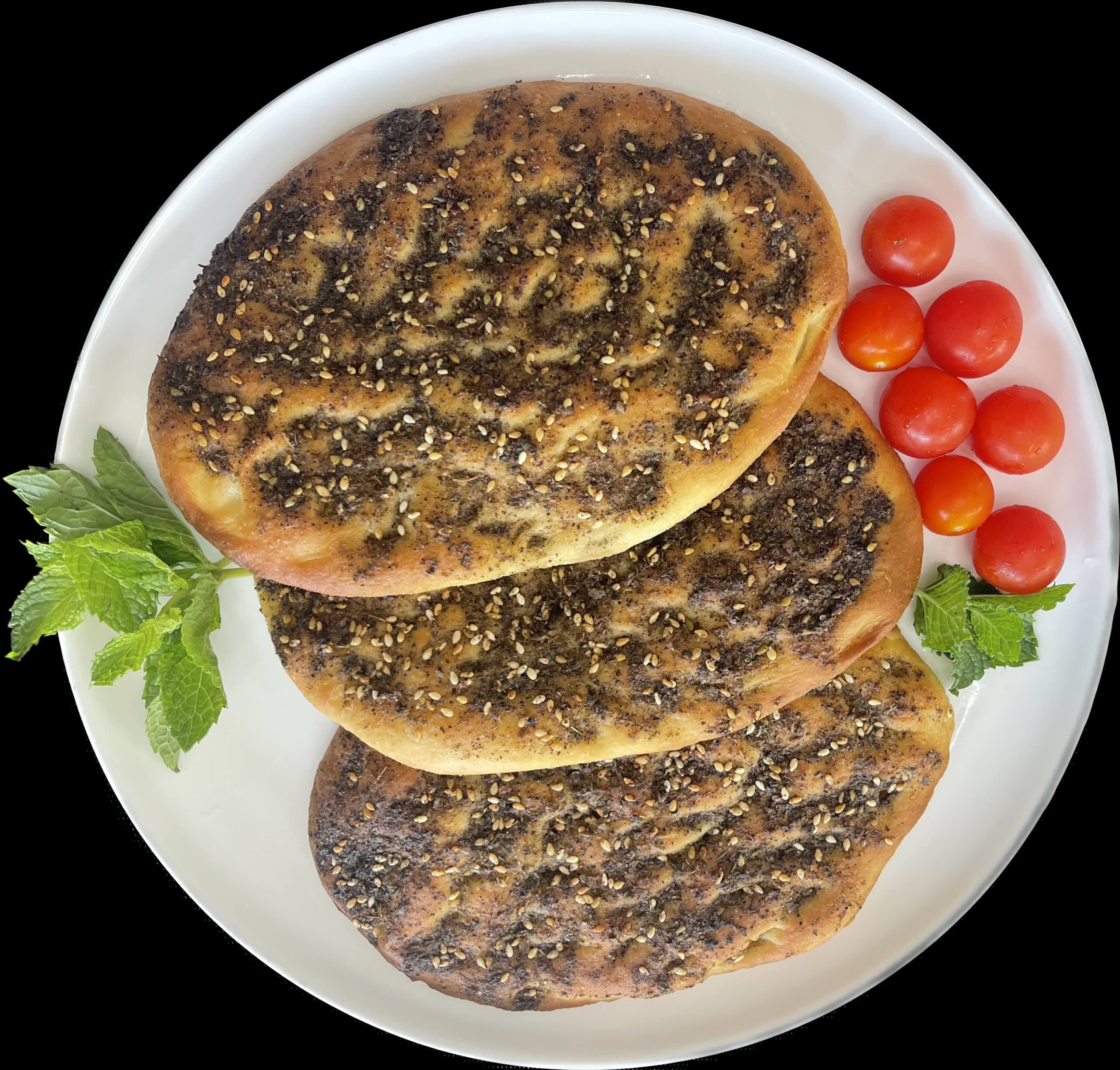 Mushtah Manakish B’ Zaatar – 3 Pieces