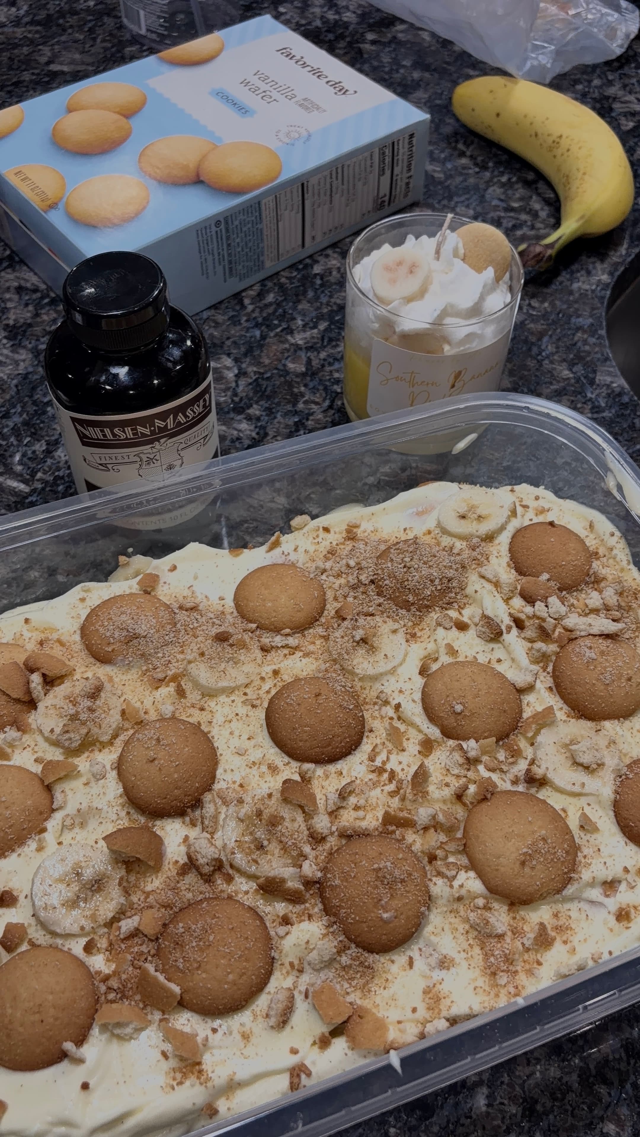 Banana pudding photo