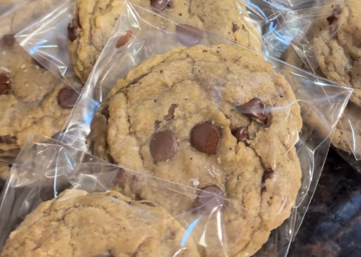 Brown Butter Chocolate Chip Sourdough Cookies