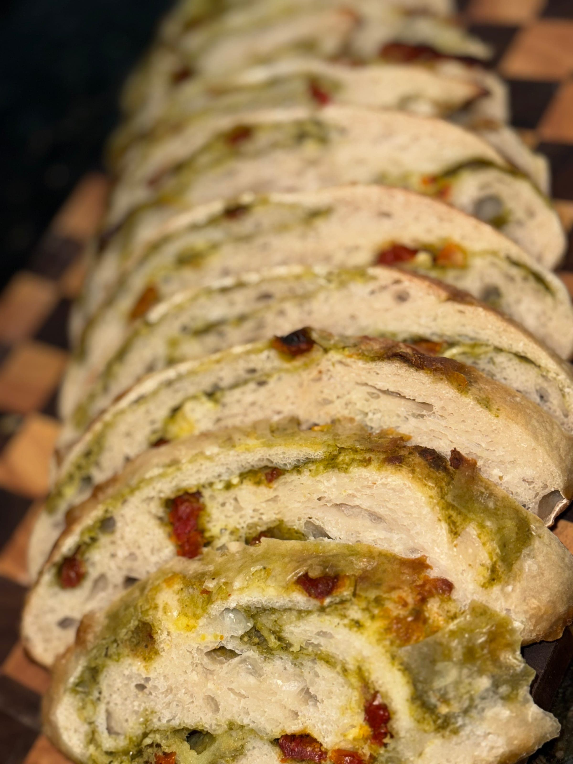 Pesto, Sun-Dried Tomato & Mozzarella Loaf - 2
