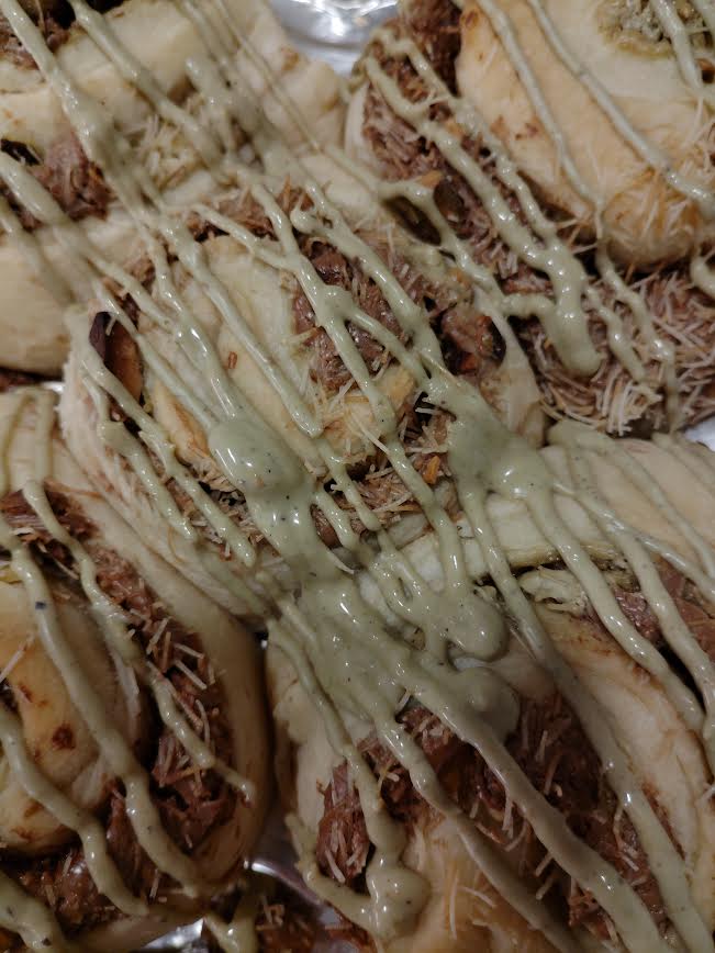 Pistachio Nutella Sourdough Rolls - 2