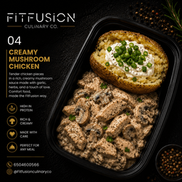 CREAMY MUSHROOM CHICKEN