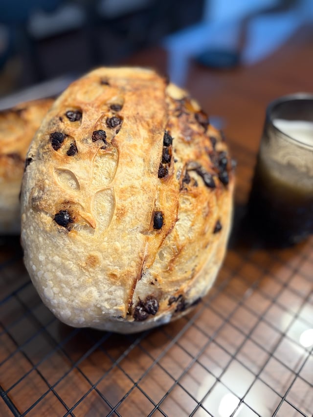 Chocolate Chip Organic Sourdough Loaf