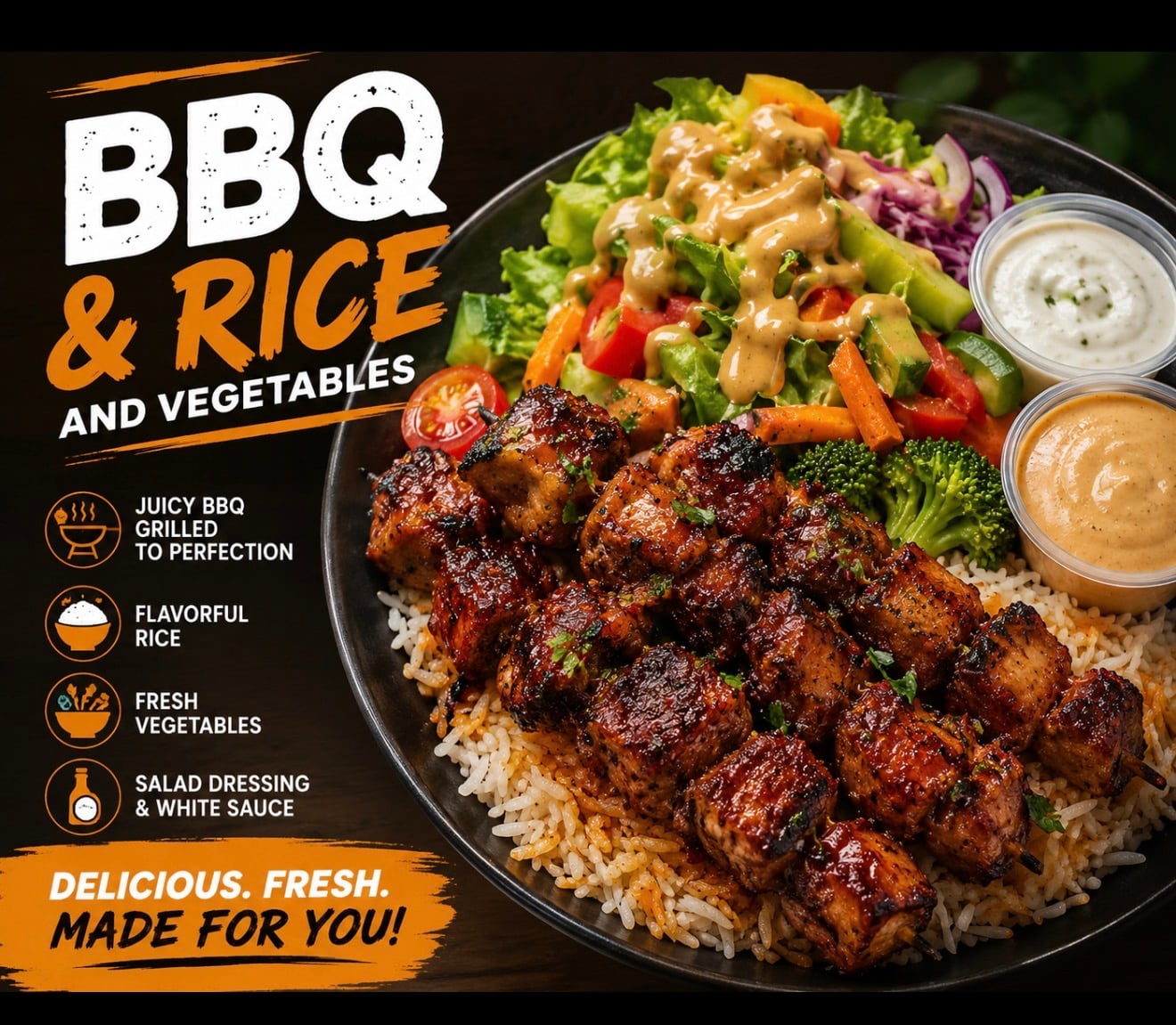 BBQ chicken and rice - Image 2