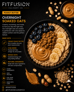 🥜 PEANUT BUTTER OVERNIGHT OATS