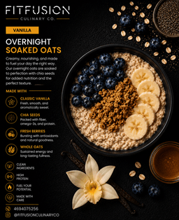 🍦 VANILLA OVERNIGHT OATS