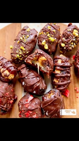 Chocolate Dipped Medjool Dates