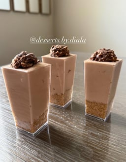 Nutella Mousse Cups