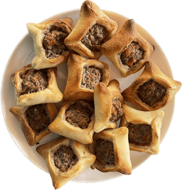 Sfeeha, Meat Pies with Ground Beef – 1 Dozen (Lebanese - Baalbaki)