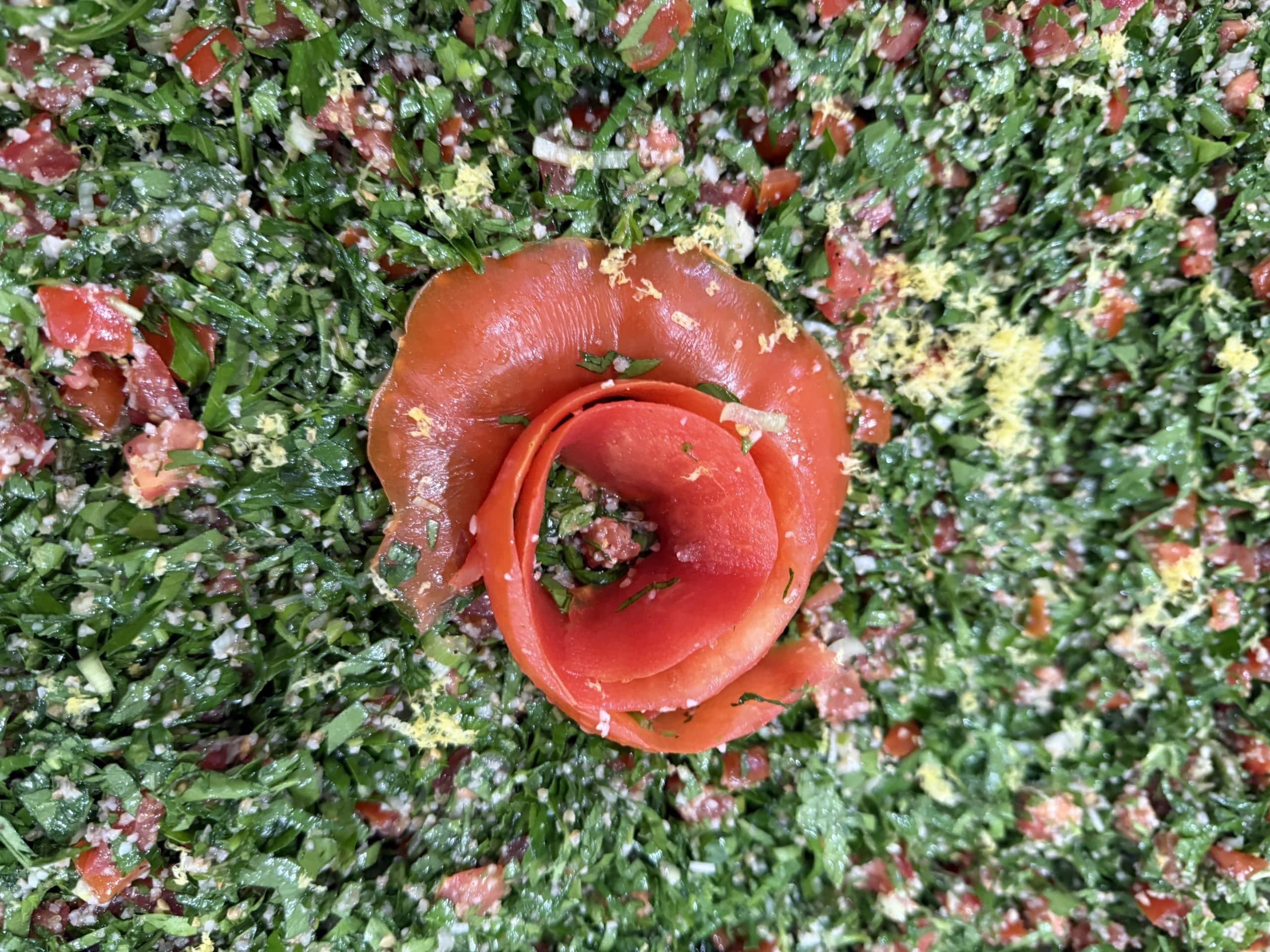 On Special 4-6 People, tabbouleh not barghouli a refreshing Salad