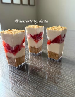 Strawberry Cheesecake Cups
