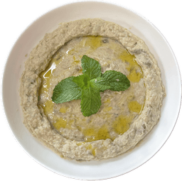 Smoky, Creamy Baba Ghanoush Fresh made from Grilled Eggplants