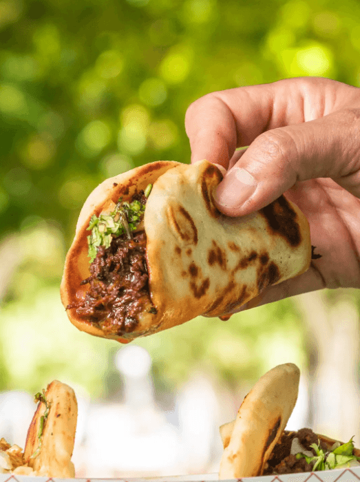Nihari Birria Naan Taco