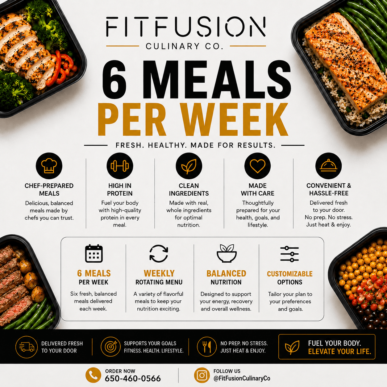 6 Meals Per Week — Active Lifestyle Plan