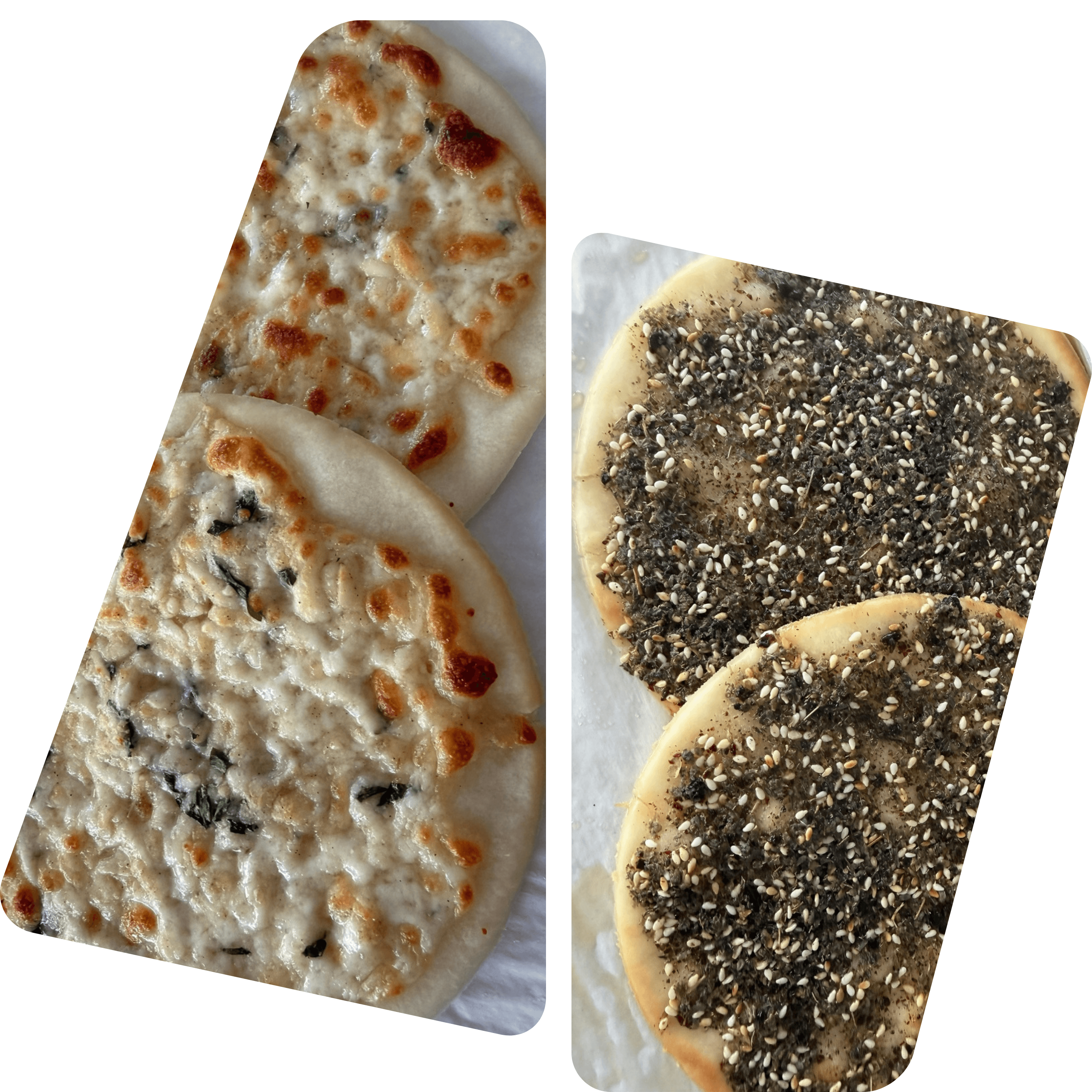 Gluten Free - Cheese & Zaatar Pies Manakeesh, 8 pcs photo