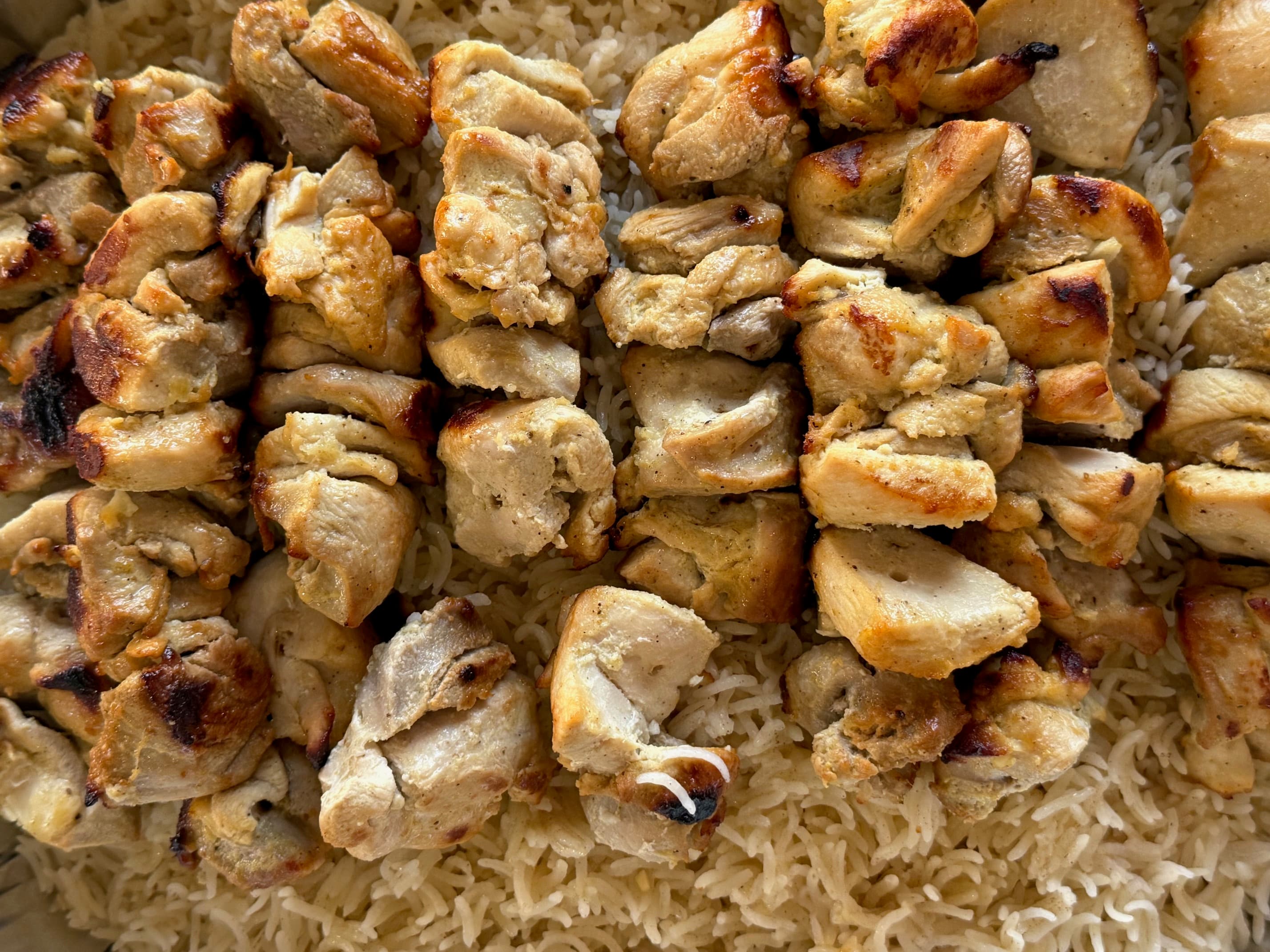 Shish Tawook Lebanese Magic on the Grill, Sides Garlic paste & Rice