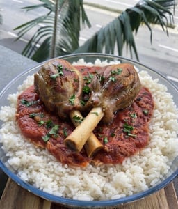 Lamb Shank Fattah