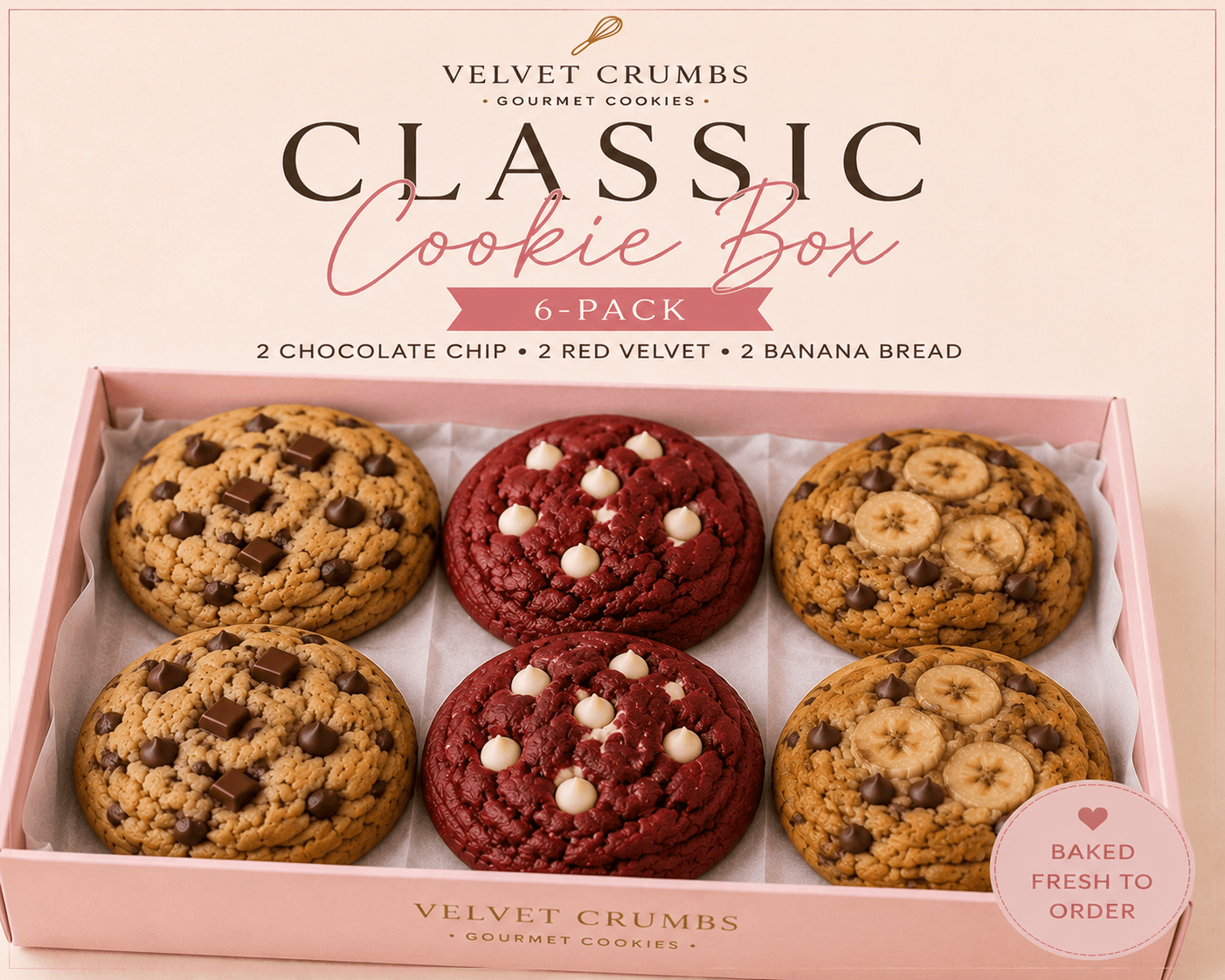 6-Pack Classic Cookie Box