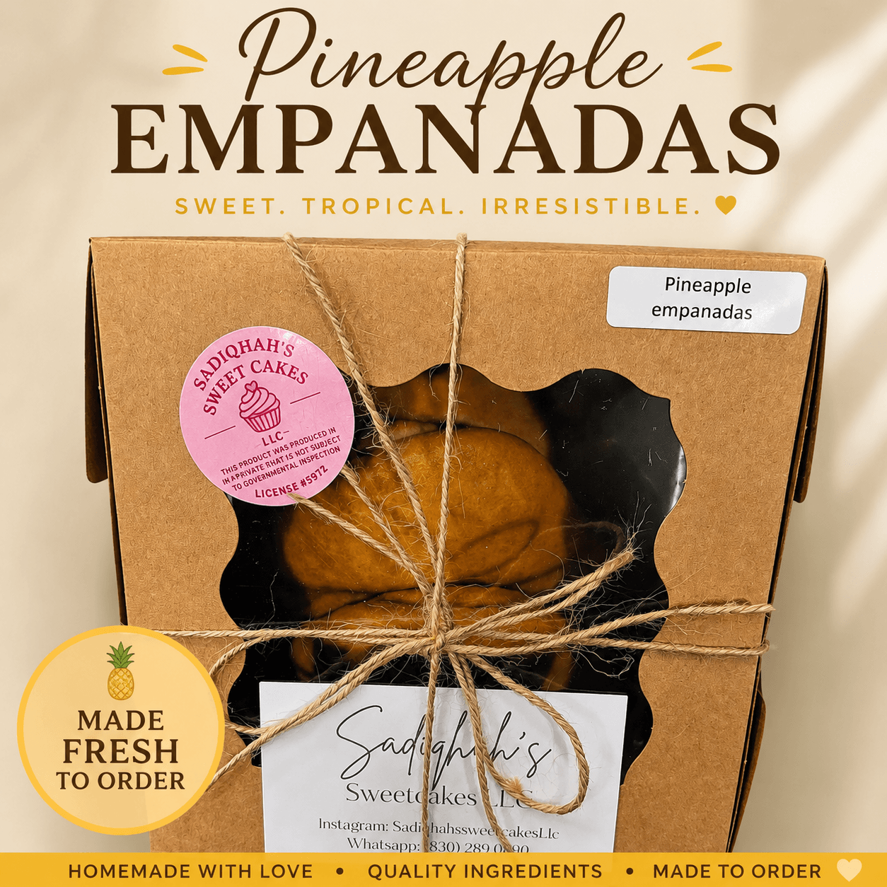 Pineapple empanadas